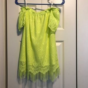 Lilly Pulitzer marble lace top
